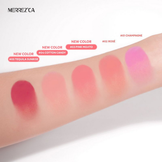 Merrezca บลัชออน Soft Tint Liquid Blush 4 กรัม Merrezca บลัชออน Soft Tint Liquid Blush 4 กรัม