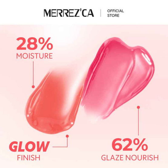 Merrezca ลิปทินท์ Sugar Glazed Lip Glow 2 มล. แพ็ก 6 ชิ้น Merrezca ลิปทินท์ Sugar Glazed Lip Glow 2 มล. แพ็ก 6 ชิ้น