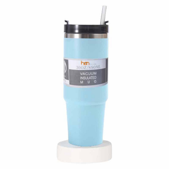 TinTin Shop แก้วเก็บความเย็น 890 ML - Blue TinTin Shop แก้วเก็บความเย็น 890 ML - Blue
