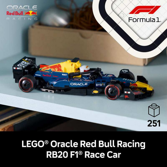 LEGO Speed Champions Oracle Red Bull Racing RB20 F1 Race Car (251 Pieces)-77243