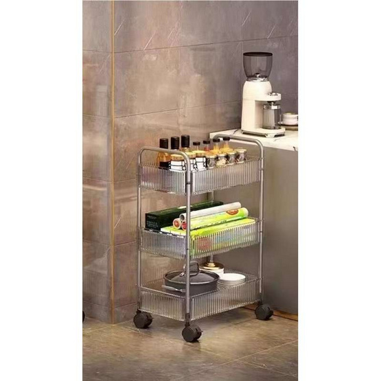 TINTIN SHOP ชั้นวางของรถเข็นพลาสติก