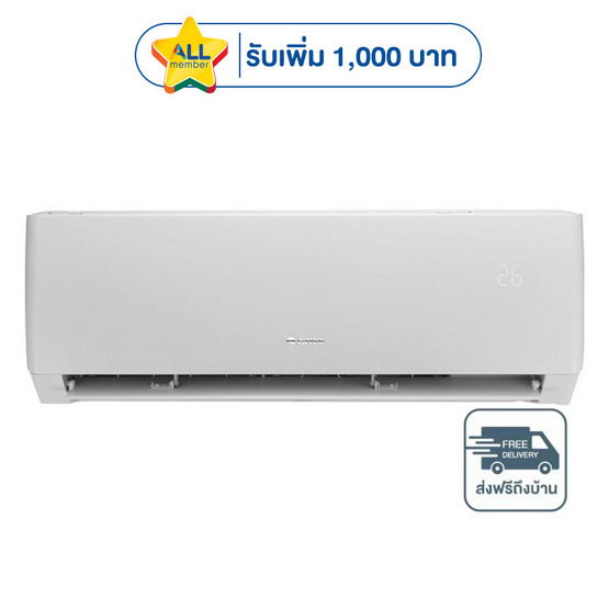GREE เครื่องปรับอากาศติดผนัง 12000BTU รุ่น GWC12AMC-S6DNA1A