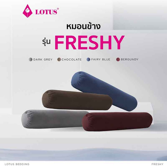 Lotus หมอนข้างใยสังเคราะห์ รุ่น Freshy Fairy Blue