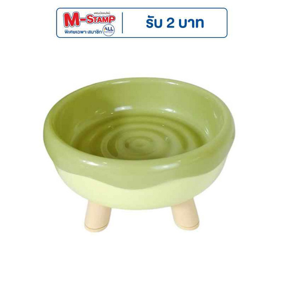 CCPets ชามถ้วยรูปโดนัทสัตว์เลี้ยง ZX030N-G