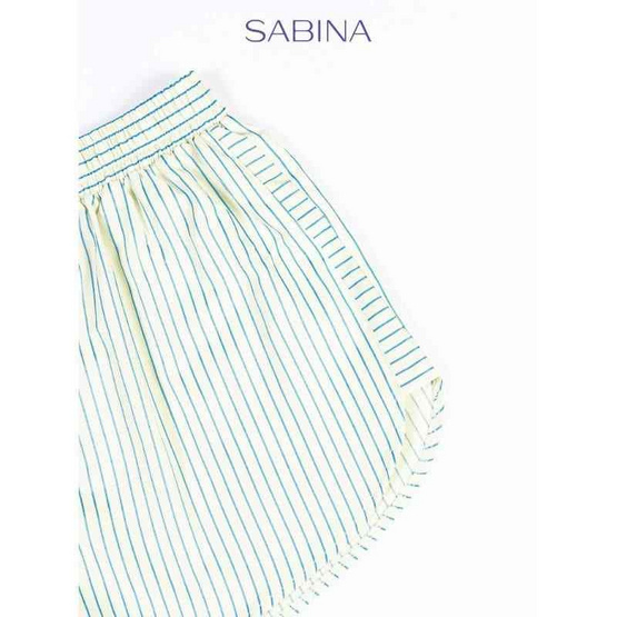 Sabina Sleepwear เซ็ตชุดนอน เสื้อแขนยาวพร้อมกางเกงขาสั้น แถมฟรี ยางมัดผม Sabina Sleepwear เซ็ตชุดนอน เสื้อแขนยาวพร้อมกางเกงขาสั้น แถมฟรี ยางมัดผม