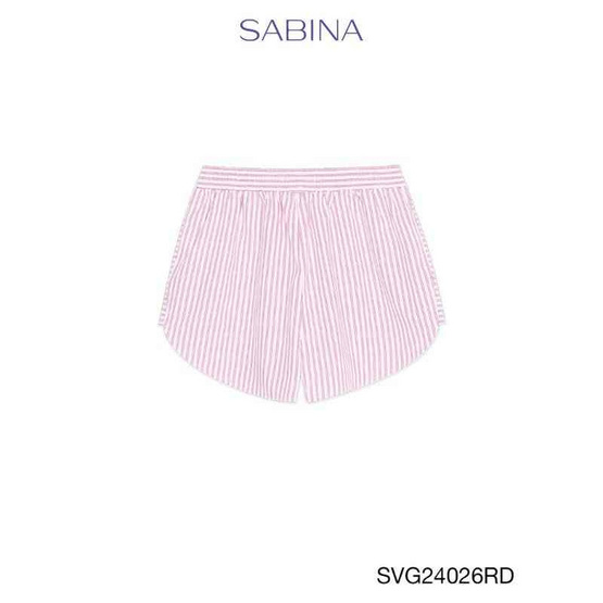 Sabina Sleepwear เซ็ตชุดนอน เสื้อแขนยาวพร้อมกางเกงขาสั้น แถมฟรี ยางมัดผม Sabina Sleepwear เซ็ตชุดนอน เสื้อแขนยาวพร้อมกางเกงขาสั้น แถมฟรี ยางมัดผม
