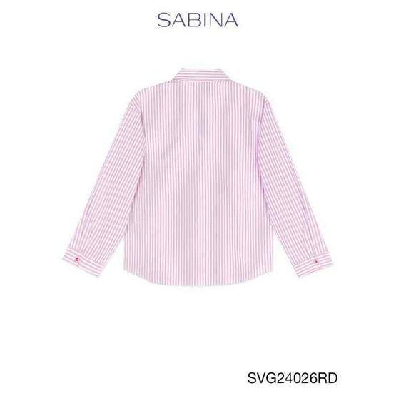Sabina Sleepwear เซ็ตชุดนอน เสื้อแขนยาวพร้อมกางเกงขาสั้น แถมฟรี ยางมัดผม Sabina Sleepwear เซ็ตชุดนอน เสื้อแขนยาวพร้อมกางเกงขาสั้น แถมฟรี ยางมัดผม