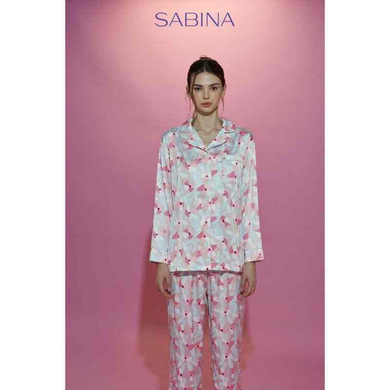 Sabina Sleepwear เซ็ตชุดนอน เสื้อแขนยาวพร้อมกางเกงขายาว Sabina Sleepwear เซ็ตชุดนอน เสื้อแขนยาวพร้อมกางเกงขายาว