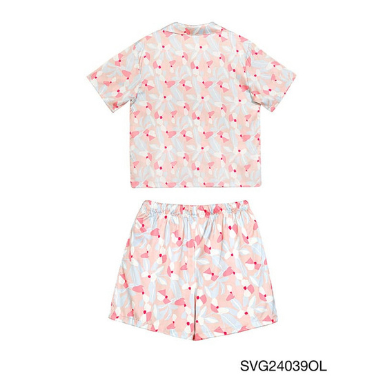 Sabina Sleepwear เซ็ตชุดนอน เสื้อแขนสั้นพร้อมกางเกงขาสั้น Sabina Sleepwear เซ็ตชุดนอน เสื้อแขนสั้นพร้อมกางเกงขาสั้น