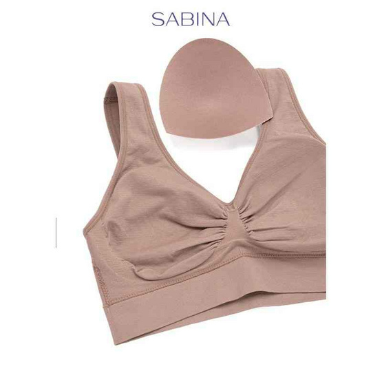 Sabina เสื้อชั้นในไร้โครง Habpy lady Level 1 สีเนื้อแทน Free Size Sabina เสื้อชั้นในไร้โครง Habpy lady Level 1 สีเนื้อแทน Free Size