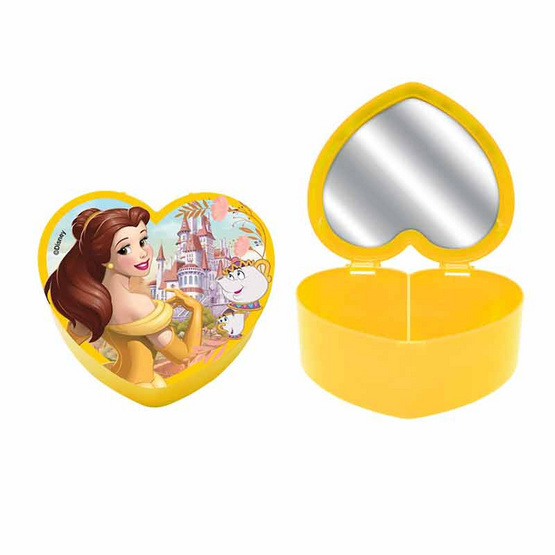 ไอโอร่า บิสกิตกลิ่นนมพร้อมกล่องกระจกรูปหัวใจ DisneyPrincess คละลาย 16 กรัม (แพ็ก 4 ชิ้น)