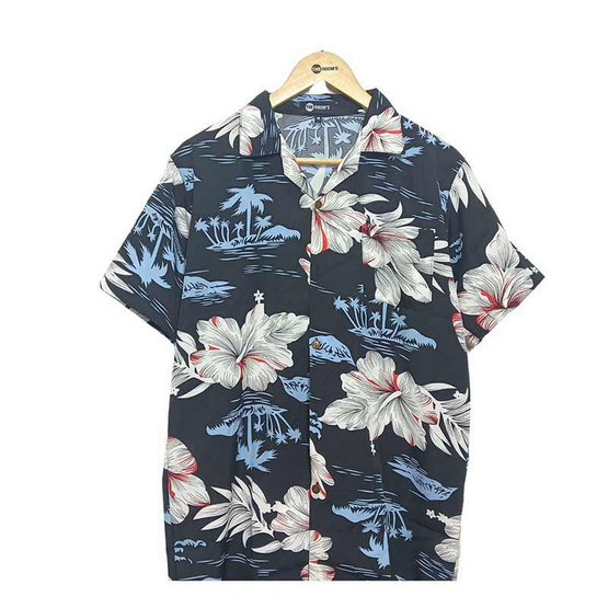 THE ROOM'S เสื้อฮาวายแขนสั้น ผ้าสปัน ลาย BALI THE ROOM'S เสื้อฮาวายแขนสั้น ผ้าสปัน ลาย BALI