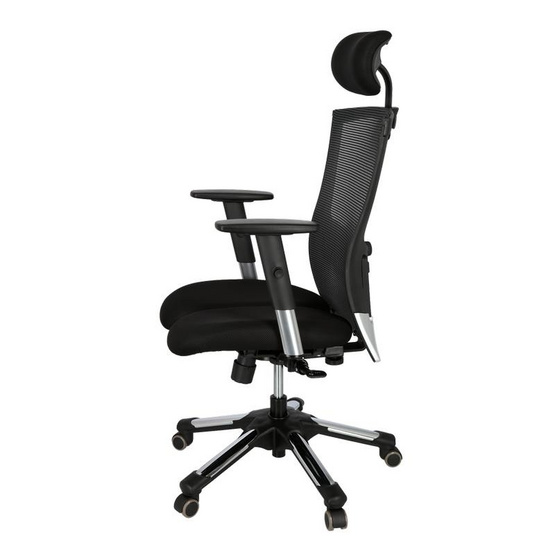 HARA CHAIR เก้าอี้สำนักงานเพื่อสุขภาพ รุ่น THALES-V7 (ทาเลส-v7) สีดำ