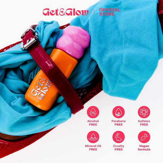Get&Glow ลิปกลอส Get Ready Lip Gloss 2.5 กรัม Get&Glow ลิปกลอส Get Ready Lip Gloss 2.5 กรัม