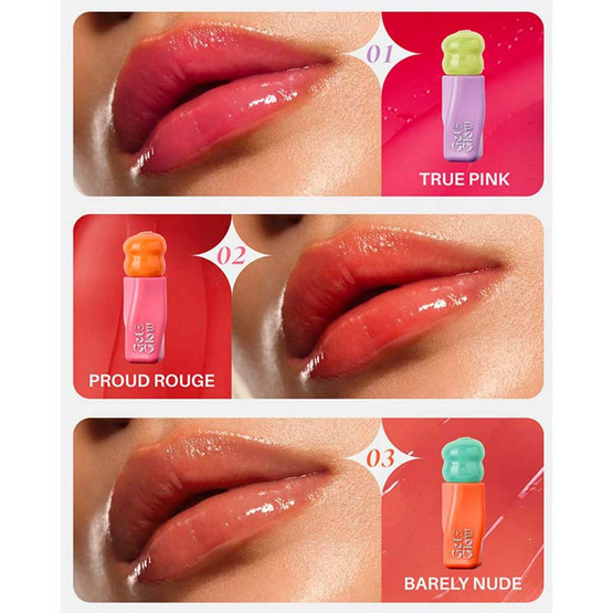 Get&Glow ลิปกลอส Get Ready Lip Gloss 2.5 กรัม