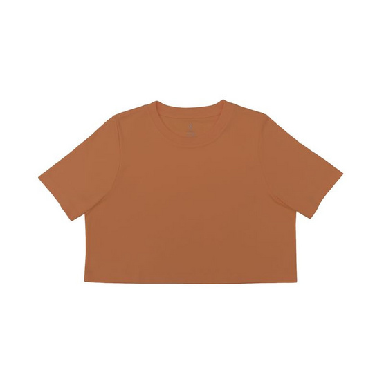 M2S Lifestyle เสื้อยืดครอปหญิง สีน้ำตาลมอคค่า L M2S Lifestyle เสื้อยืดครอปหญิง สีน้ำตาลมอคค่า L