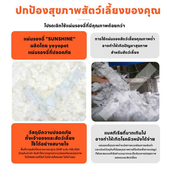 YOYOPET แผ่นรองฉี่สัตว์เลี้ยง YOYOPET แผ่นรองฉี่สัตว์เลี้ยง