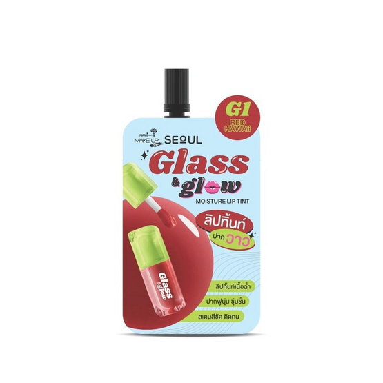 Nami ลิปทิ้นท์ Make Up Pro Seoul Glass & Glow Moisture Lip Tint 2 กรัม (แพ็ก 6 ชิ้น) Nami ลิปทิ้นท์ Make Up Pro Seoul Glass & Glow Moisture Lip Tint 2 กรัม (แพ็ก 6 ชิ้น)