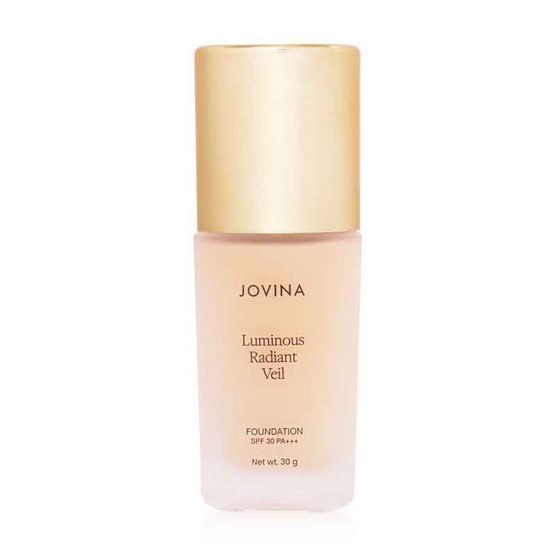 Jovina รองพื้น Luminous Radiant Veil Foundation SPF 30 PA+++ 30 กรัม Jovina รองพื้น Luminous Radiant Veil Foundation SPF 30 PA+++ 30 กรัม