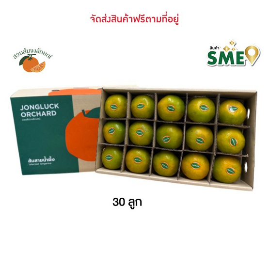 ส้มสายน้ำผึ้งฝาง กล่อง 5 กก. สวนส้มจงลักษณ์ จ.เชียงใหม่