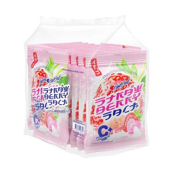 ฮาร์ทบีท ลูกอมผสมเกลือกลิ่นสตรอเบอร์รี่ 40 กรัม (แพ็ก 12 ชิ้น)
