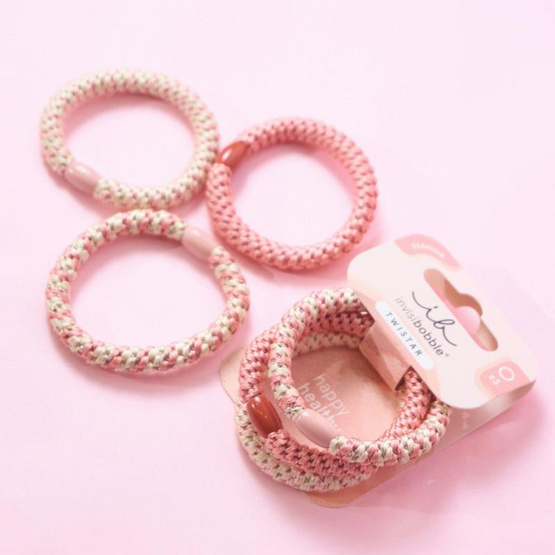 invisibobble ยางรัดผม TWISTAR Blush Braids 3pcs?