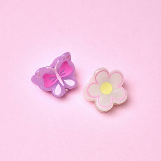 invisibobble กิ๊บหนีบผม เรืองแสงได้รุ่น Clipstar GLOW KIDS Happy flower 2 ชิ้น invisibobble กิ๊บหนีบผม เรืองแสงได้รุ่น Clipstar GLOW KIDS Happy flower 2 ชิ้น