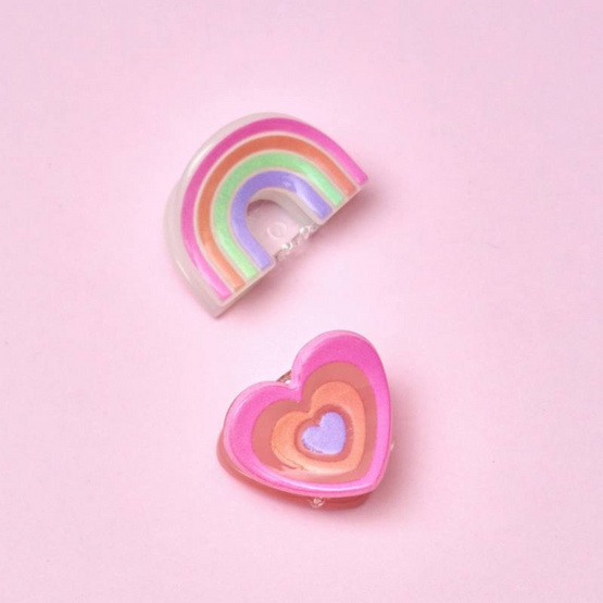 invisibobble กิ๊บหนีบผม เรืองแสงได้ รุ่น Clipstar GLOW KIDS Happy Heart 2 ชิ้น invisibobble กิ๊บหนีบผม เรืองแสงได้ รุ่น Clipstar GLOW KIDS Happy Heart 2 ชิ้น