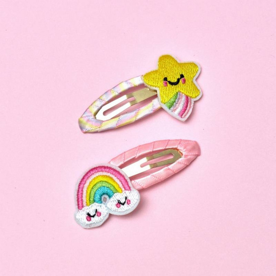 invisibobble กิ๊บติดผม รุ่น Snapclip Happy Sky (1 กล่องบรรจุ 2 ชิ้น) invisibobble กิ๊บติดผม รุ่น Snapclip Happy Sky (1 กล่องบรรจุ 2 ชิ้น)