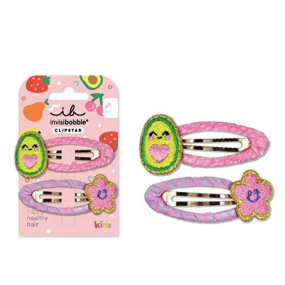 invisibobble กิ๊บติดผม รุ่น Snapclip Frutti Avocado (1 กล่องบรรจุ 2 ชิ้น) invisibobble กิ๊บติดผม รุ่น Snapclip Frutti Avocado (1 กล่องบรรจุ 2 ชิ้น)
