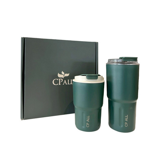 CP ALL Set แก้วน้ำเก็บอุณหภูมิ 2 ใบ