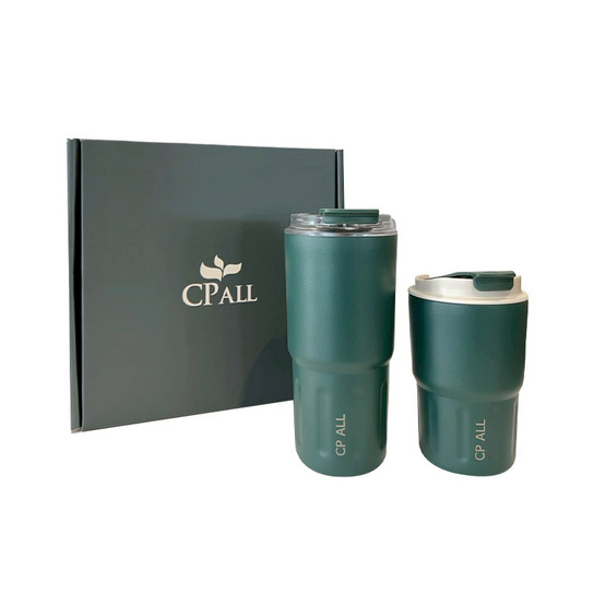 CP ALL Set แก้วน้ำเก็บอุณหภูมิ 2 ใบ