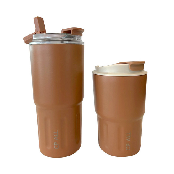 CP ALL Set แก้วน้ำเก็บอุณหภูมิ 2 ใบ CP ALL Set แก้วน้ำเก็บอุณหภูมิ 2 ใบ