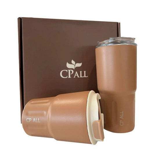 CP ALL Set แก้วน้ำเก็บอุณหภูมิ 2 ใบ CP ALL Set แก้วน้ำเก็บอุณหภูมิ 2 ใบ
