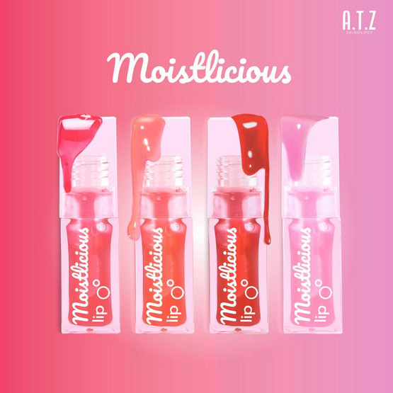 A.T.Z Skinology ลิปออยล์ Moistlicious Lip 6.2 กรัม A.T.Z Skinology ลิปออยล์ Moistlicious Lip 6.2 กรัม