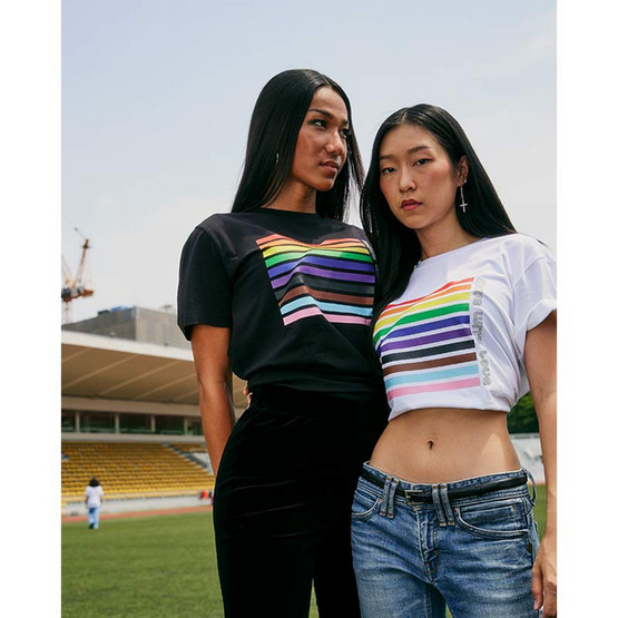 Warrix เสื้อยืดคอกลม PRIDE MONTH Warrix เสื้อยืดคอกลม PRIDE MONTH
