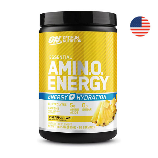 Optimum Nutrition อะมิโน เอนเนอร์จี้ พลัส อิเล็กโทรไลต์ รสสับปะรด Optimum Nutrition อะมิโน เอนเนอร์จี้ พลัส อิเล็กโทรไลต์ รสสับปะรด