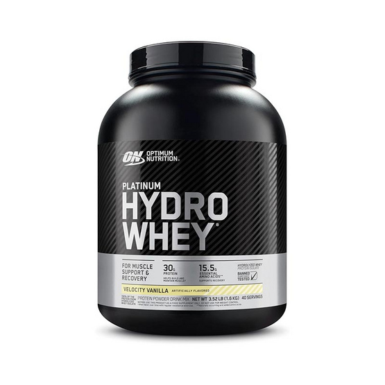 Optimum Nutrition พี ไฮโดรเวย์ เวย์โปรตีน 3.5 ปอนด์ รสเวโลซิตี้ วานิลลา Optimum Nutrition พี ไฮโดรเวย์ เวย์โปรตีน 3.5 ปอนด์ รสเวโลซิตี้ วานิลลา