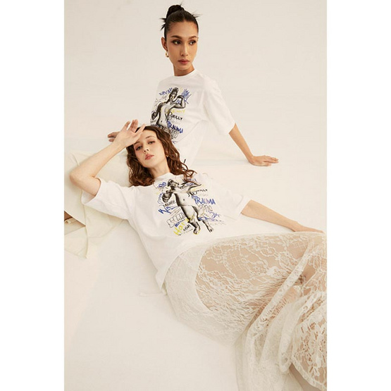 Warrix เสื้อยืดคอกลม PRIDE MONTH Diversity Pop Art