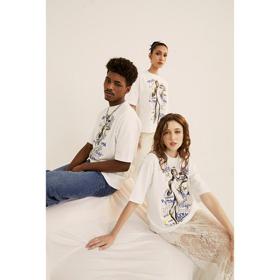 Warrix เสื้อยืดคอกลม PRIDE MONTH Diversity Pop Art