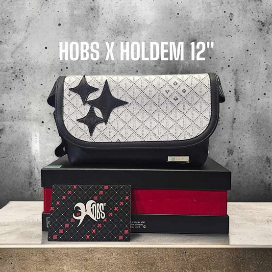 Hobs Holdem 12 นิ้ว สะพายข้างสีขาว Hobs Holdem 12 นิ้ว สะพายข้างสีขาว