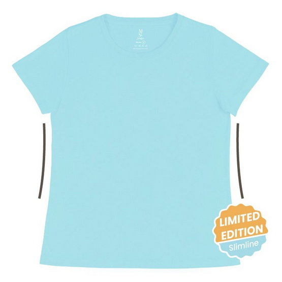 M2S Lifestyle เสื้อยืดคอกลมหญิง ฟ้าละมุน