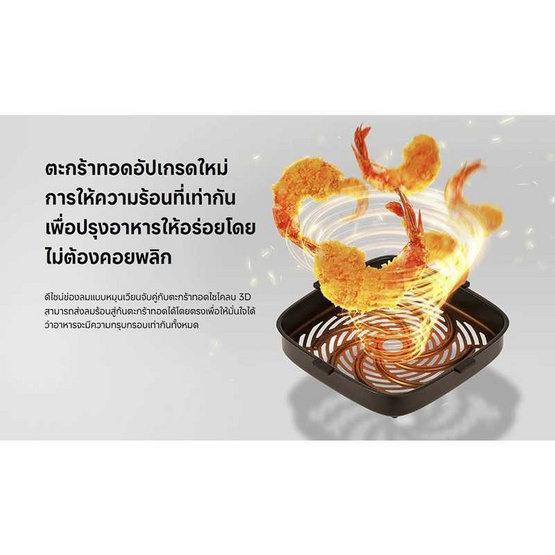 Xiaomi หม้อทอดไร้น้ำมัน 4.5 ลิตร รุ่น XMI-BHR8236TH Xiaomi หม้อทอดไร้น้ำมัน 4.5 ลิตร รุ่น XMI-BHR8236TH