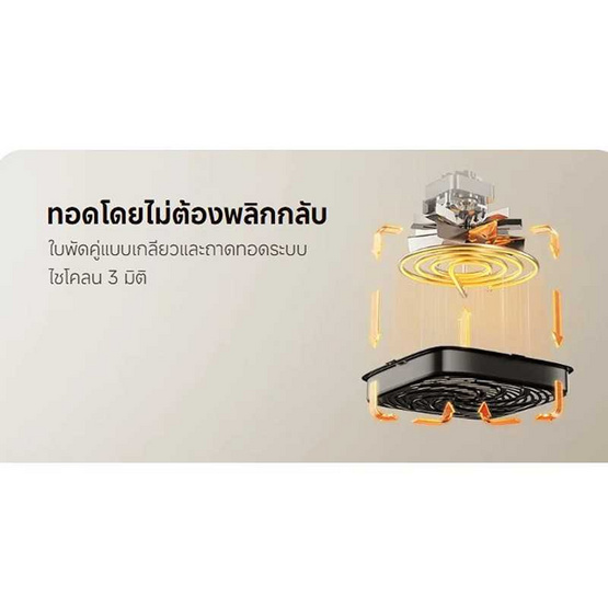 Xiaomi หม้อทอดไร้น้ำมัน 6 ลิตร รุ่น XMi-BHR8506TH Xiaomi หม้อทอดไร้น้ำมัน 6 ลิตร รุ่น XMi-BHR8506TH