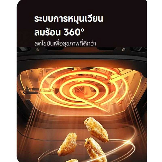 Xiaomi หม้อทอดไร้น้ำมัน 6 ลิตร รุ่น XMi-BHR8506TH Xiaomi หม้อทอดไร้น้ำมัน 6 ลิตร รุ่น XMi-BHR8506TH