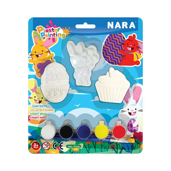 NARA ปูนพลาสเตอร์ระบายสี Plaster Painting คละแบบ NARA ปูนพลาสเตอร์ระบายสี Plaster Painting คละแบบ