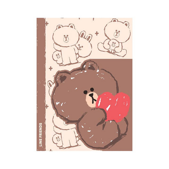 CODE:D สมุดปกปีกสันกาว B5 LINE FRIENDS คละลาย (แพ็ก 3 เล่ม) CODE:D สมุดปกปีกสันกาว B5 LINE FRIENDS คละลาย (แพ็ก 3 เล่ม)