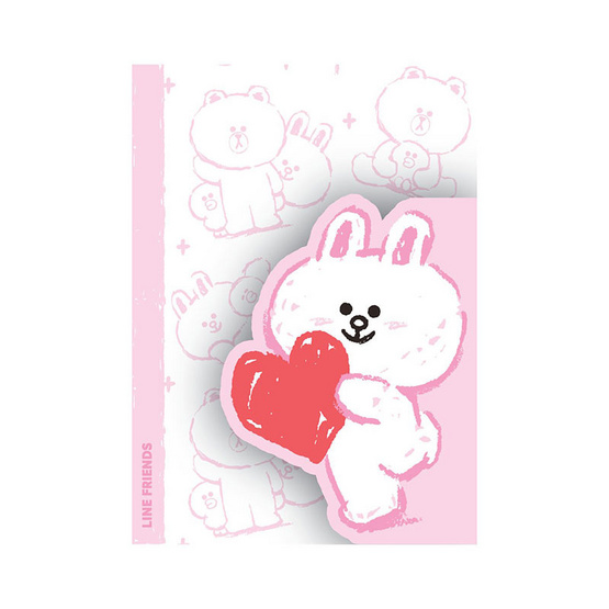 CODE:D สมุดปกปีกสันกาว B5 LINE FRIENDS คละลาย (แพ็ก 3 เล่ม) CODE:D สมุดปกปีกสันกาว B5 LINE FRIENDS คละลาย (แพ็ก 3 เล่ม)