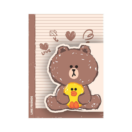 CODE:D สมุดปกปีกสันกาว B5 LINE FRIENDS คละลาย (แพ็ก 3 เล่ม) CODE:D สมุดปกปีกสันกาว B5 LINE FRIENDS คละลาย (แพ็ก 3 เล่ม)