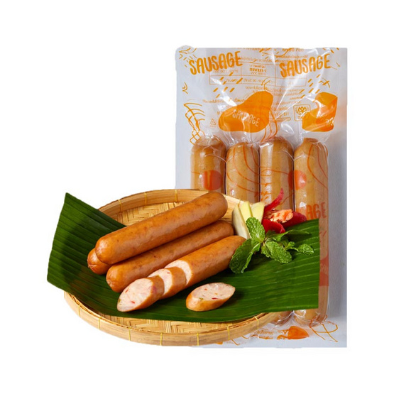 ไส้กรอกสไตล์อีสาน พ.4 (แพ็ก 4 ชิ้น) ไส้กรอกสไตล์อีสาน พ.4 (แพ็ก 4 ชิ้น)